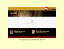 Tablet Screenshot of petilloguitars.com